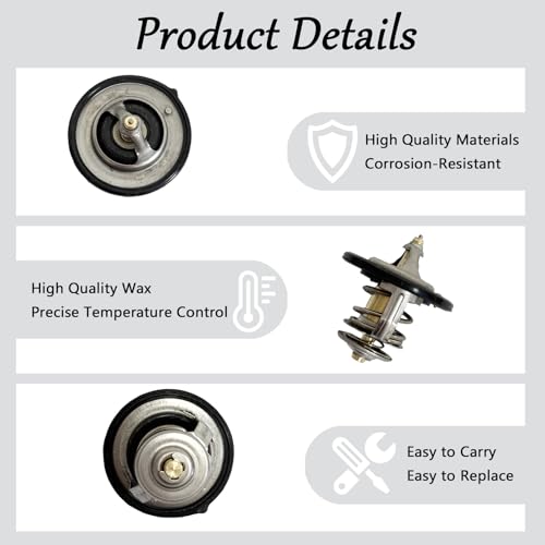 Image of KL01-15-171A Thermostat Fit for Mazda 1992-2019 2 3 323 5 6 626 B-Serie Bt-50 Cx-5 Cx-7 Mpv Mx-3 Mx-6 Premacy Rx-8 Xedos Samurai