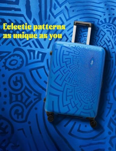 Image of Skybags Bohemia Polypropylene Set of 3, Cabin and Check-in Luggage with TSA Lock, 8 Wheel, Chrome Zipper, Spacious Zipper with 5 Years International Warranty, Blue