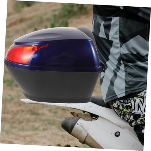 Coffre arrière de moto compatible scooter électrique Mikikit bleu
