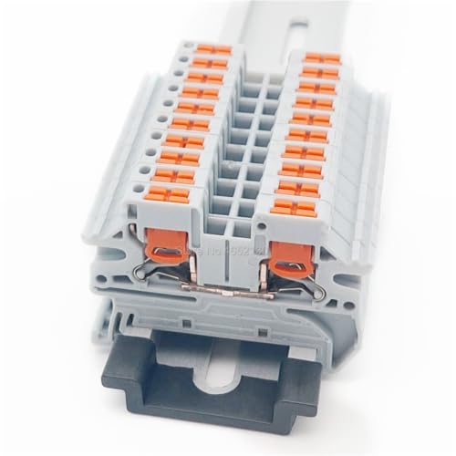 Conector cable PTV2.5 de inserción push-in lateral, bloques terminales para carril DIN 12 2