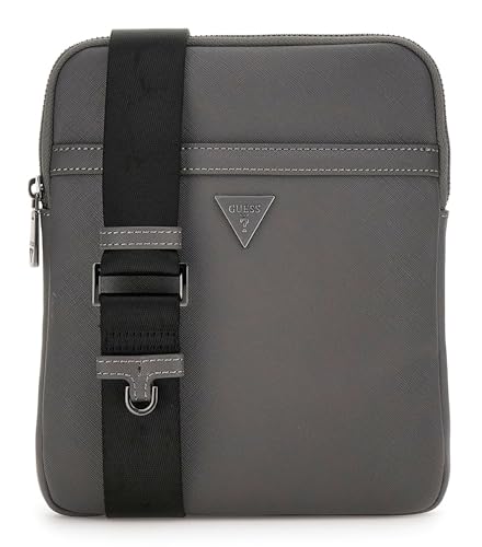 Sac bandoulière homme GUESS Certosa xbody flat saffiano dark blu UBS25GU08