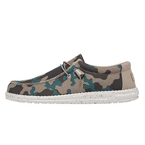 Image of HEYDUDE Men's Wally Sox | Retired Men's Shoes | Men's Lace Up Loafers | Comfortable & Light-Weight