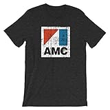 Bygone Brand AMC American Motors Corporation Short-Sleeve Unisex T-Shirt - Retro Car Tees Gray M