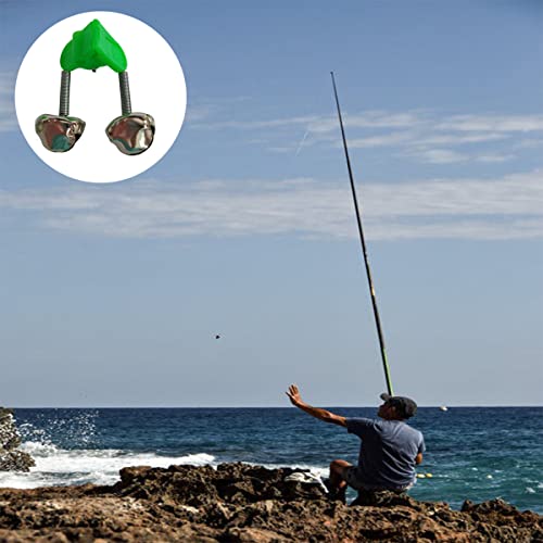 Zyyc 8 Pcs Fishing Rod Extra Loud Alarm Dual Alert Bell, Plastic Fishing Rod Alarm Bell, Fishing Bells, Fishing Rod Bells, Fishing Bells For Rods Clip, Fishing Bells, For All Kinds Of Sea Rod #TOP3