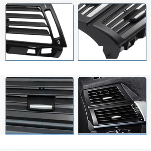 Grille de ventilation centrale de tableau de bord pour BMW X5 E70 et X6 E71 2007-2013
