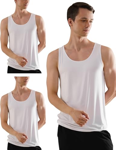 Image of DAMENSCH Neo-Skin Bamboo Blend, Round Neck, Anti-Bacterial, Thermoregulating, Shape Retaining Baniyan for Man, Soft and Sustainable Vest