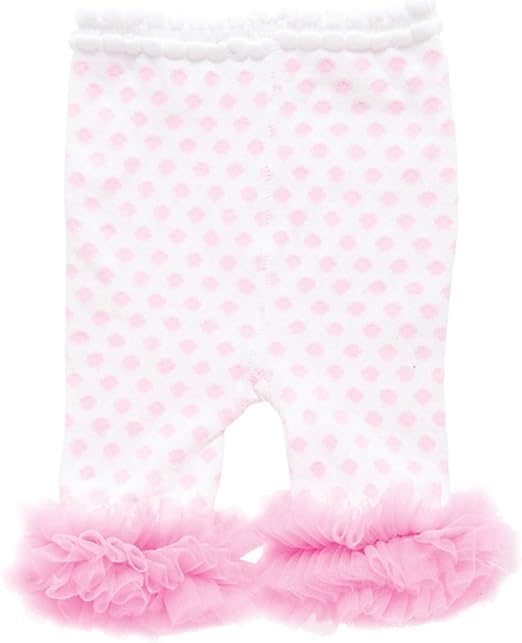 Baby Girls Polka Dot Leggings with Tulle Ruffles
