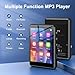 128GB MP3 Player with Bluetooth Black- SWOFY M4 Music Player with Bluetooth 5.4, 2.4
