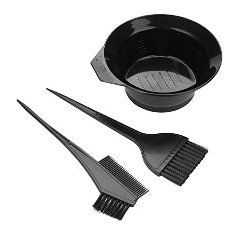 Conjunto de Escova e Tigela para Coloração de Cabelo Profissional, Ferramentas Duráveis para Tingime
