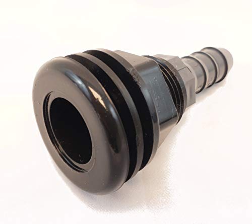 Lifegard Aquatics 1-Inch Slip Bulkhead Fit Kit with Insert