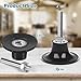 Fibvaxm 2 Pack 2 inch Die Grinder Sanding Disc and 1/4 Shank, Grinder Holder for Roloc, Quick Change Disc Holder Accessories Polishing Scrub, and Surface Conditioning Tool