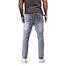 Jeans for Men Stretch Fit Strechy Light Blue Denim Regular Fit Slim Comfort Flex Waist Stacked Athletic Skinny Leg Fashion Stylish Pants 2024-2810-30