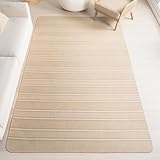 nuLOOM Anaya Striped 7'6' x 9'6' Jute Area Rug for Dining Room Living Room, Natural/Ivory