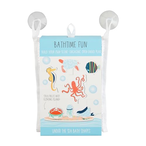 Autocollants pour le bain de l'océan Mud Pie pour garçon bleu