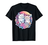 Charming Feline Floral Fantasy Cats Art