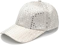 Material: The sequins baseball cap is made of sequins and polyester, breathable and comfortable. Design: The dance hat adopts sequin design, Sequins reflect under natural, artificial, or stage lighting, stylish and attractive, which can make you stan...