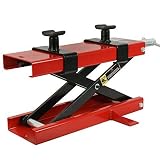 Smartxchoices Motorcycle Jack Lift Stand 1100 lbs Scissor Lift Jack ATV Motorcycle Dirt Bike Scooter