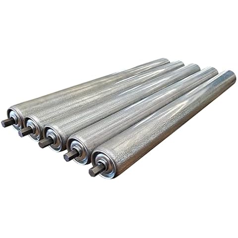 Ultimation Replacement Conveyor Roller: Ideal Roller for Gravity Conveyors, Essential for Conveyor Systems l Galvanized Steel Roller for Seamless Material Handling, 1.9" Dia. x 15" BF l Pack of 5 Cover