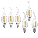 💡AHORRO DE ENERGÍA: Esta bombilla LED de filamento e14 4w puede reemplazar una bombilla halógena o incandescente vintage de 40W,reducir hasta el 90% de su factura de electricidad,lo que reduce el costo de los reemplazos frecuentes de la bombilla.