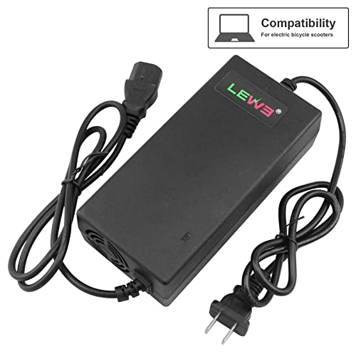 48V 1.8-2.0A 20Ah Electric Bike Motor Scooter Lead Acid Battery Adapter Power Charger Supply Cord 4 Feet (3 Holes Plug) #TOP1