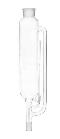 EISCO Extractor, 2000ml Capacity, Socket Size 55/44, Cone Size 34/35, Spare Part for Soxhlet Extraction Apparatus, Borosilicate Glass