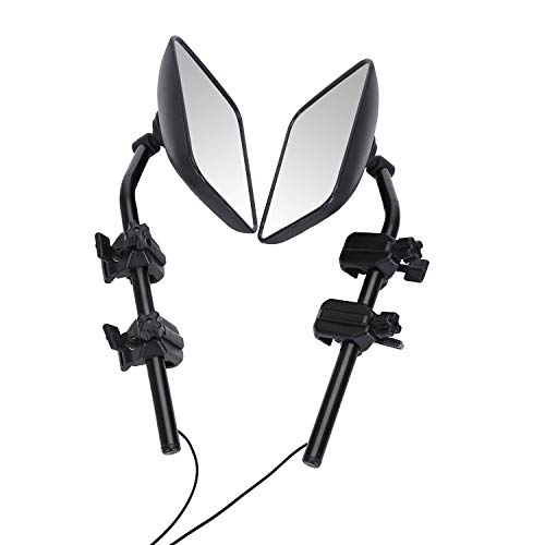 Homeon Wheels Universal Towing Mirror Convex Extended Mirror Clamp on Vehicle Trailer Truck Driver and Passenger Sides