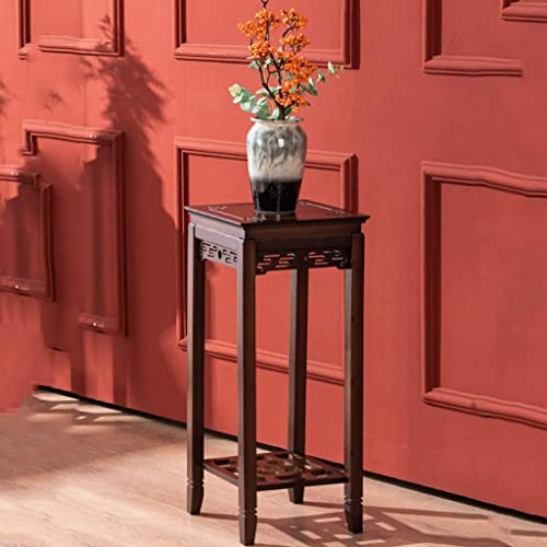 Support de plante en bambou antique pour un salon verdoyant