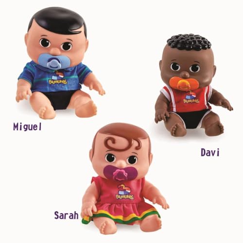 Kit 3 Bonecos 3 Três Palavrinhas Vinil Infantil Adijomar