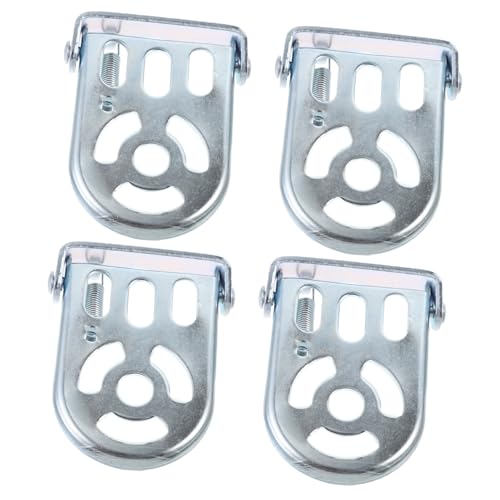 ABOOFAN 2 Pairs Foldable Bike Rear Foot Peg Rest Durable Metal Footrests for Comfortable Cycling Easy Installation for Mountain and Road Bikes for Backseat Comfort