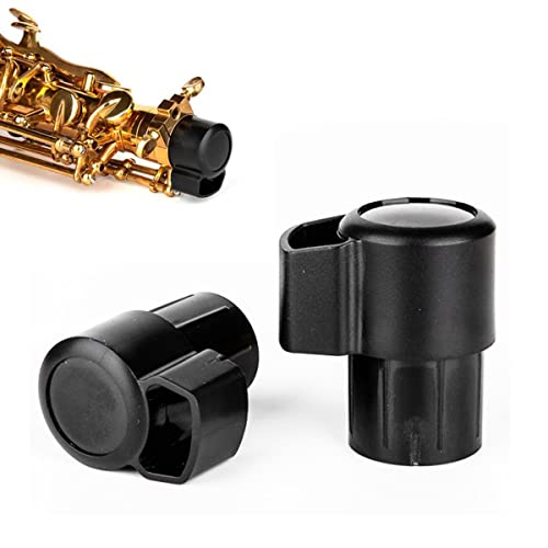 Ccecce 2 Pack Alto Saxophone End Cap Plug Plastic Sax Plugs Caps Cover Bent Neck Key Protector Replacement Parts Universal For Soprano Saxophones Musical Instrument Accessories #TOP7