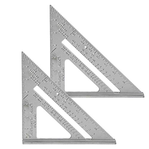 STOBOK Carpinteiro Triângulo Régua Liga de Alumínio Carpinteiro Quadrado Ferramentas de Carpintaria
