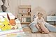 Familando Große Kuscheldecke Pokemon Decke flauschig · Bunte Fleece-Decke 150 x 200 cm aus 100% Polyester · Motiv mit Pikachu und Evoli · Tagesdecke für Kinder