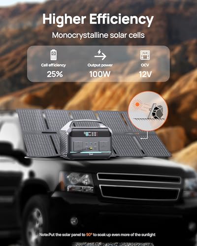 Image of DARANENER Generator,LiFePO4 Portable Power Station,Solar Generator With AC and DC Outputs For Camping & Spring Outdoor