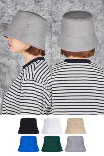 Image of VARZAR Official Store /Stud Drop Over fit Bucket hat / 6colors Unisex Deeper Small face Effect UV Protection hat