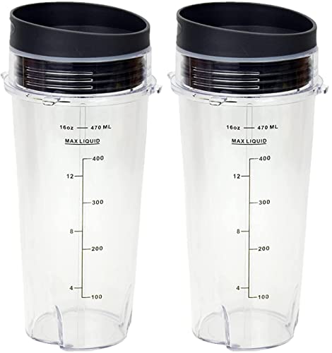 Ninja Blender Cups set 2 unidades 16 onzas miniatura 1