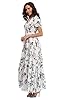Ferrendo Women's Floral Maxi Dress Button Up Split... #2