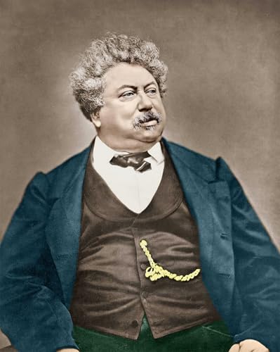 Affiche Toile Portrait du père Dumas par Etienne Carjat Peinture Salon 60x90cm