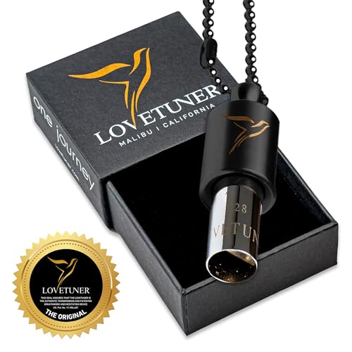 lovetuner 528 hz breathing necklace  stress relief whistle  promote calm relaxation amp focus with mindful sound healing