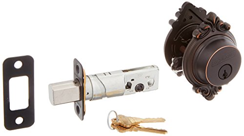 Schlage Lock Company B60BRK716 Series Deadbolt Brookshire Rose Single Cylinder Deadbolt