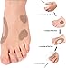 Moleskin Adhesive Pads, 10 Sheets Pre-Cut Flannel Adhesive Pad Anti-wear Heel Stickers Blister Prevention Pad for Protect Callus Blister from Rubbing on Shoes, Reduce Toe Hand Sore Spots Friction Pain