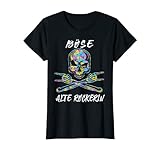 Lustige Biker und Motorradfahrer Skull Designs