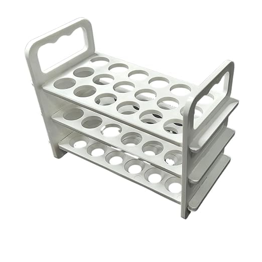test tube stand for Test tube (3 tier) (15mm x 18 holes) (pack of 2)| Test Tubes Polypropylene | Glass Test Tubes for Scientific Experiments-image-35