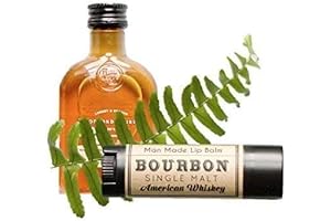 Whiskey Bourbon Flavored Lip Balm: Stocking Stuffer for Maximum Lip Care