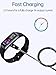 （2 Pack） Charging Cable for Moremore C60 Waterproof Fitness Tracker,Magnetic USB Charging Cable Replacement Charger Compatible,Black.