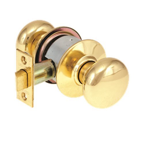 Schlage Commercial A10PLY605 A Series Passage Plymouth Lock with 11116 Latch 10001 Strike Bright Brass Finish