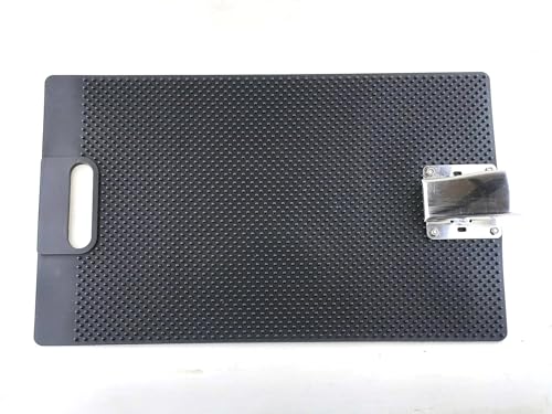 Tabla de cortar de silicona antideslizante rectangular negra miniatura 3