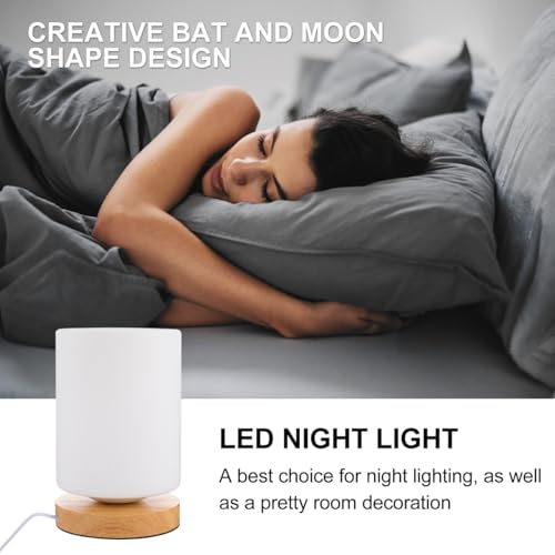 Lámpara de Mesa de Noche LED con Carga USB KALLORY miniatura 3