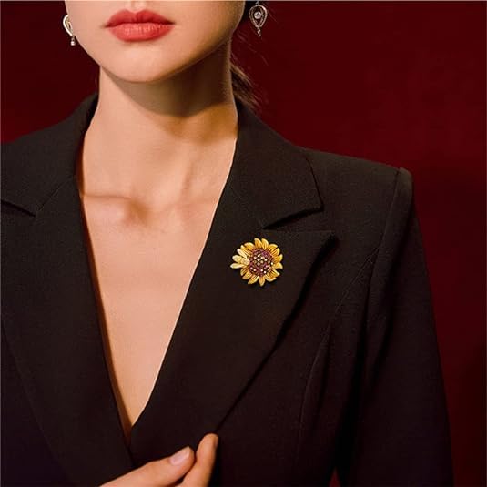 Image of Cameo Brooch Vintage Silver Tone Lady Portrait Brooch Pins for Women Victorian Jewelry Crystal Rhinestone Brooches for Hat Scarf Collar Lapel Handbags Shawls for Christmas