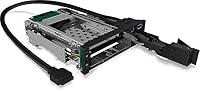 ICY BOX Wechselrahmen 2,5"+3,5" SATA/SAS für 5,25" IB-174SSK-U – Ansicht 3