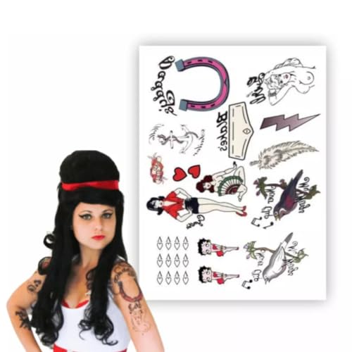 Tatuagem Temporária Amy | Fantasia Cosplay